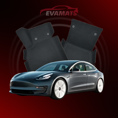 Fußmatten EVAMATS für Tesla Model 3 (Highland) 1. Generation 2022-2023 Jahr Elektro-Limousine