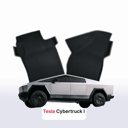 Fußmatten EVAMATS für Tesla Cybertruck 1 Gen 2023-2024 Jahr PICK-UP Doppelkabine