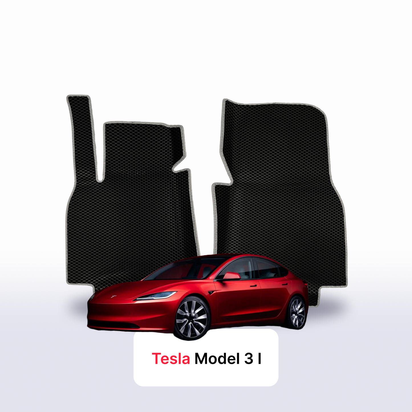 Fußmatten EVAMATS für Tesla Model 3(Long Range) 1 gen 2023-2027 jahr LIMOUSINE faceliftING