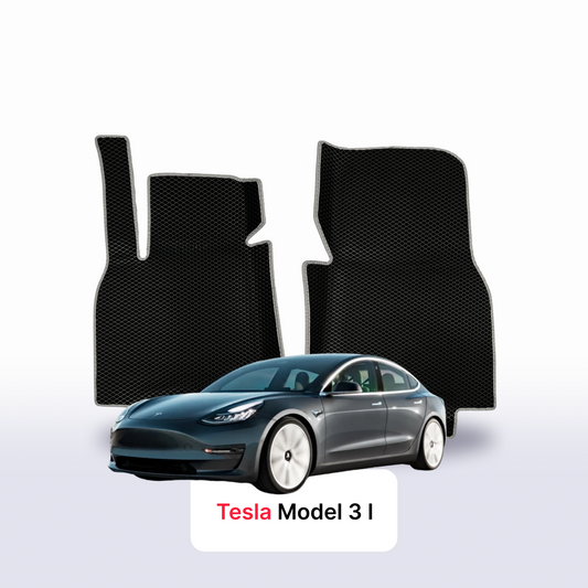 Fußmatten EVAMATS für Tesla Model 3 (Highland) 1. Generation 2022-2023 Jahr Elektro-Limousine