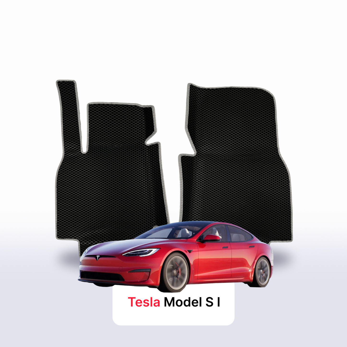 Fußmatten EVAMATS für Tesla Model S (S85D Long Range) 1 gen 2012-2026 jahr LIFTBACK