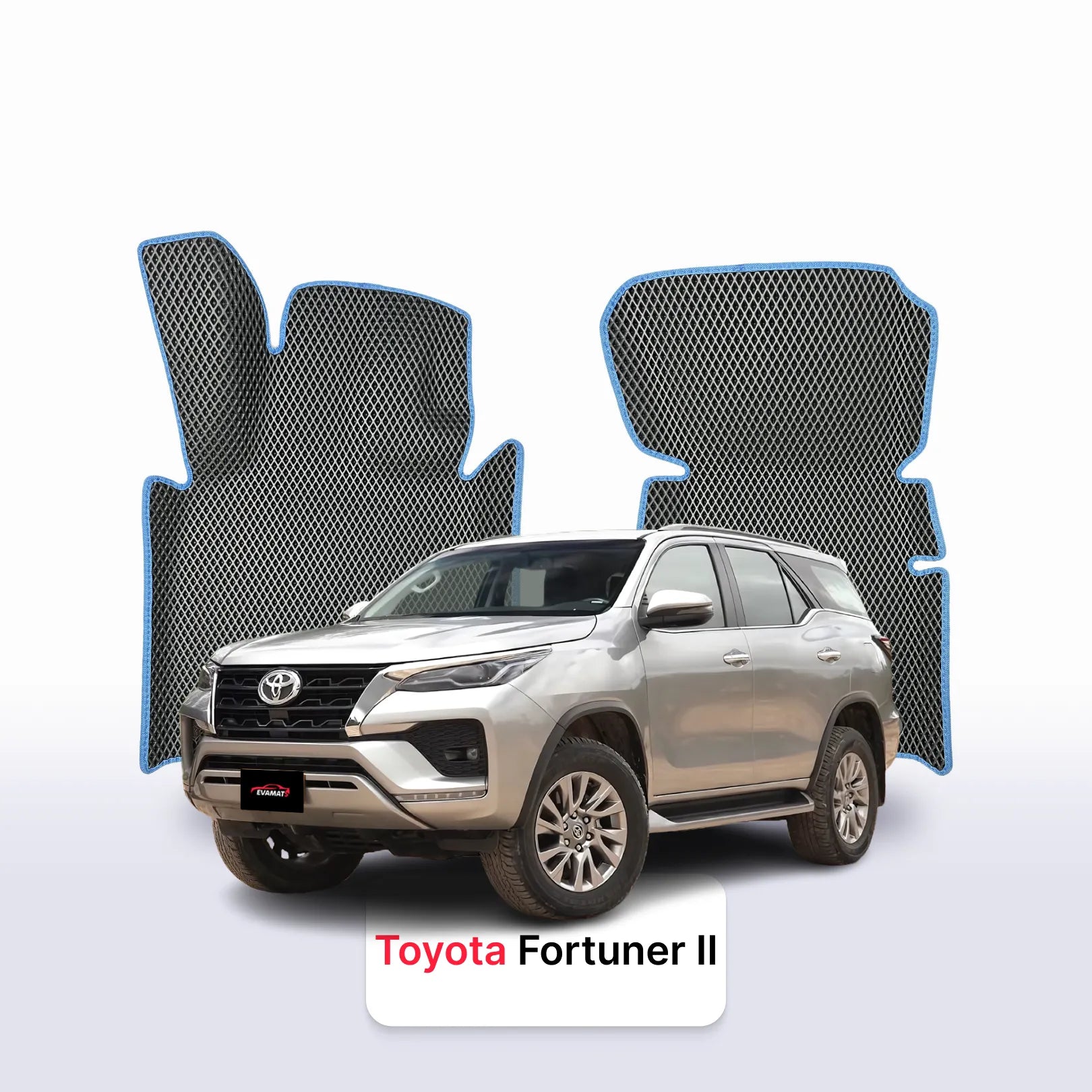 Fußmatten EVAMATS für Toyota Fortuner 2 gen 2015-2028 jahr SUV