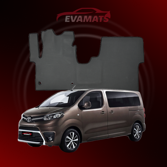 Fußmatten EVAMATS für Toyota ProAce Verso 2016-2023 Jahr MINIVAN 7-Sitzer