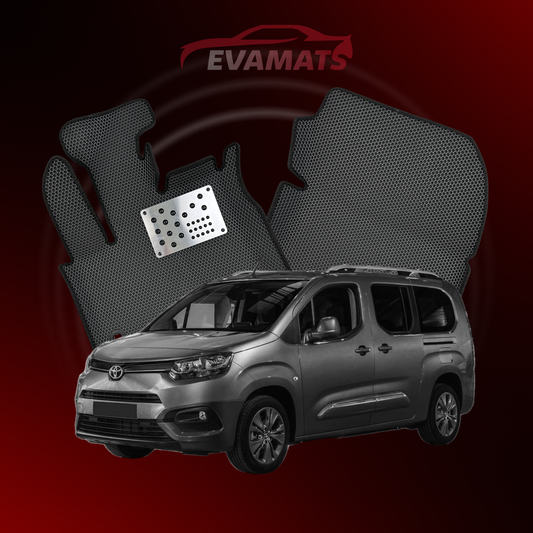 Fußmatten EVAMATS für Toyota ProAce City Verso 2019-2023 Jahr LONG MINIVAN