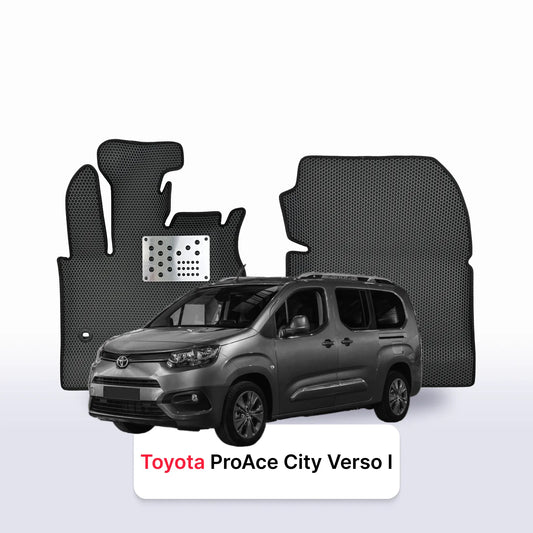 Fußmatten EVAMATS für Toyota ProAce City Verso 2019-2028 jahr LONG MINIVAN