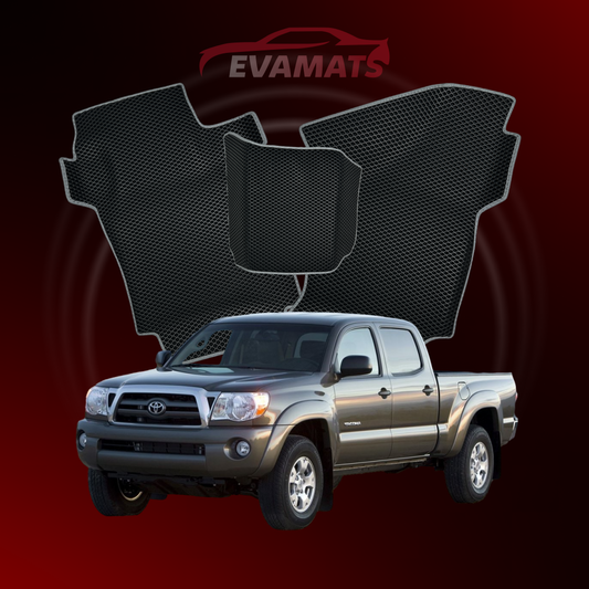 Fußmatten EVAMATS für Toyota Tacoma 2 Gen 2004-2015 Jahr PICK-UP Doppelkabine