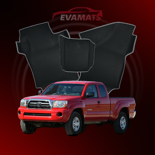 Fußmatten EVAMATS für Toyota Tacoma 2. Generation 2004-2015 Baujahr PICK-UP mit eineinhalb Kabinen