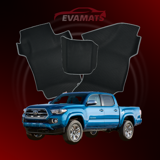 Fußmatten EVAMATS für Toyota Tacoma 3. Generation 2015-2025 Jahr SHORT PICK-UP Doppelkabine