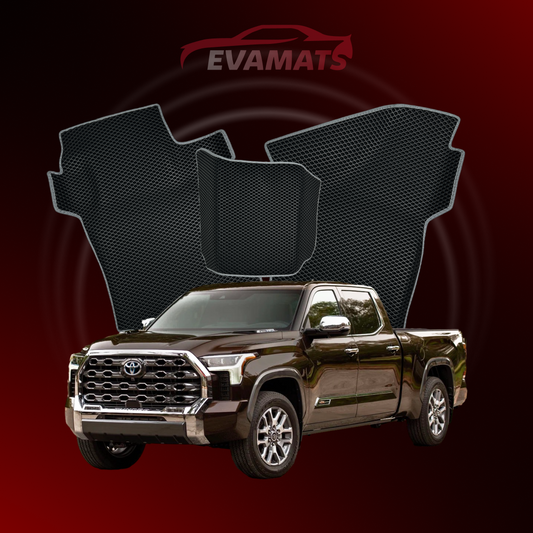 Fußmatten EVAMATS für Toyota Tundra 3. Generation 2021-2024 Jahr PICK-UP LONG Doppelkabine