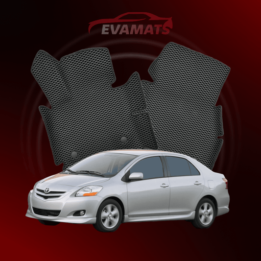 Fußmatten EVAMATS für Toyota Yaris 2 Gen 2005-2012 Jahr Limousine