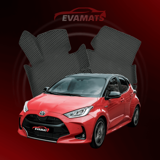 Fußmatten EVAMATS für Toyota Yaris 4. Generation 2020-2025 Jahr FLIEßHECK 5-Türer