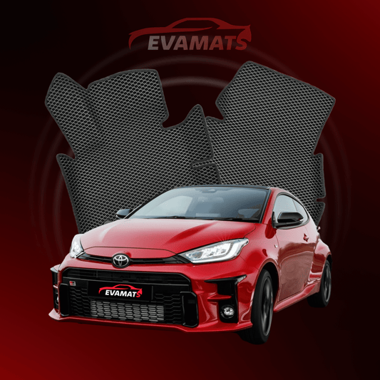 Fußmatten EVAMATS für Toyota Yaris 4. Generation 2020-2025 Jahr FLIEßHECK 3-Türer
