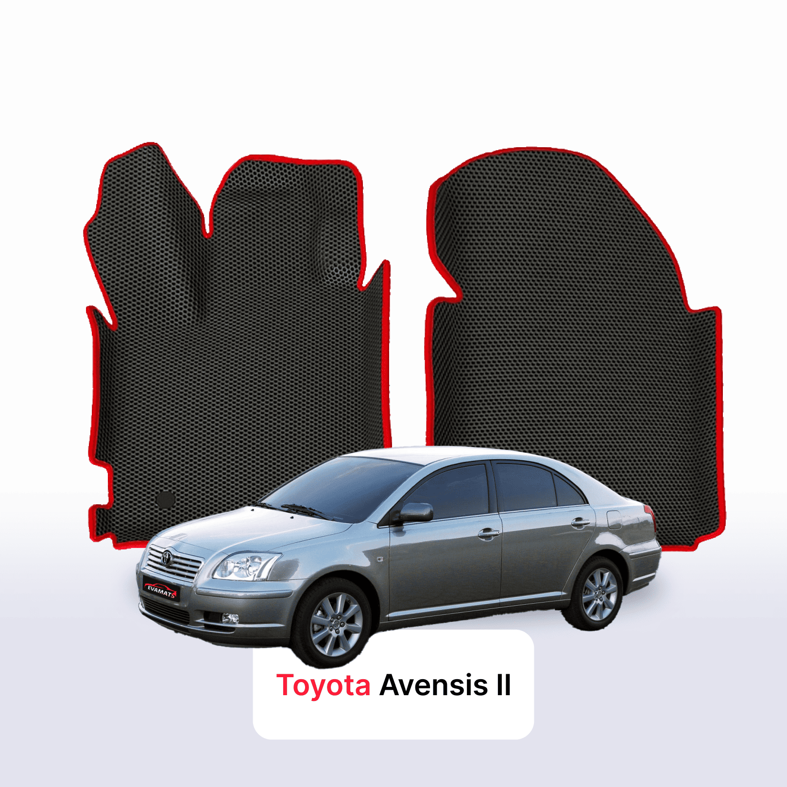 Fußmatten EVAMATS für Toyota Avensis 2 gen 2003-2009 jahr LIFTBACK