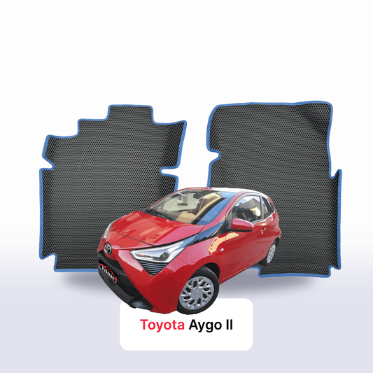 Fußmatten EVAMATS für Toyota Aygo 2 Gen 2014-2023 Jahr FLIEßHECK 3-Türer