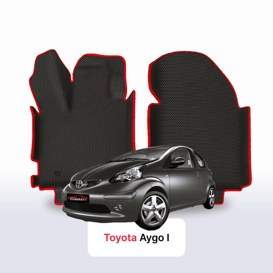 Fußmatten EVAMATS für Toyota Aygo 1. Generation 2005–2014, Schrägheck, 3-türig