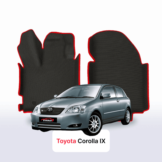 Fußmatten EVAMATS für Toyota Corolla 9. Generation 2000–2007, Schrägheck, 3-türig