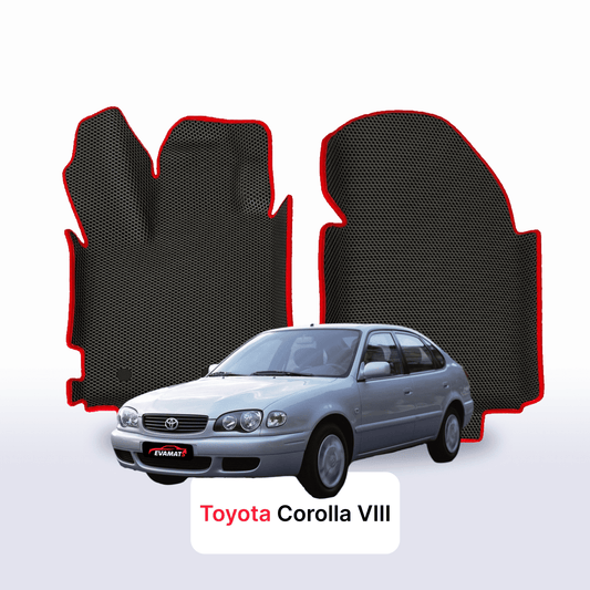 Fußmatten EVAMATS für Toyota Corolla 8 gen 1995-2002 jahr SCHÄGHECK 5 türer