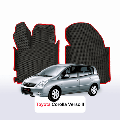 Fußmatten EVAMATS für Toyota Corolla Verso 2. Generation 2004-2009 Jahr MINIVAN 5-Sitzer