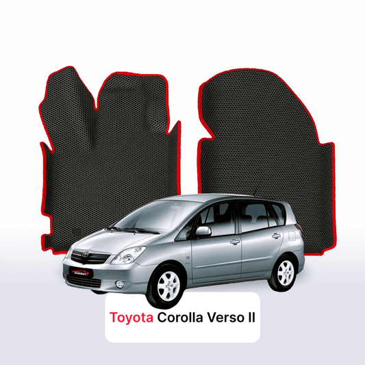 Fußmatten EVAMATS für Toyota Corolla Verso 2. Generation 2004-2009 Jahr MINIVAN 5-Sitzer