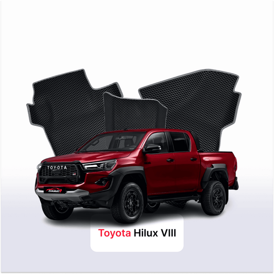 Fußmatten EVAMATS für Toyota Hilux GR Sport 8 gen 2015-2026 jahr PICK-UP doppelkabine