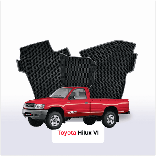 Fußmatten EVAMATS für Toyota Hilux 6. Generation 1997-2005 Baujahr PICK-UP Einzelkabine