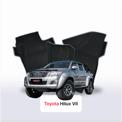 Fußmatten EVAMATS für Toyota Hilux 7 gen 2004-2015 jahr PICK-UP doppelkabine