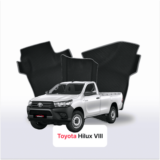 Fußmatten EVAMATS für Toyota Hilux 8 gen 2015-2026 jahr PICK-UP einzelkabine
