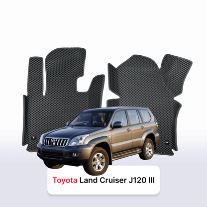 Fußmatten EVAMATS für Toyota Land Cruiser J120 Prado 3. Generation 2002-2009 Jahr SUV 5 drzwi