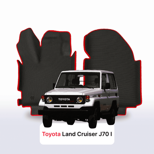 Fußmatten EVAMATS für Toyota Land Cruiser J70 1984-2007 Baujahr SUV 3-türig