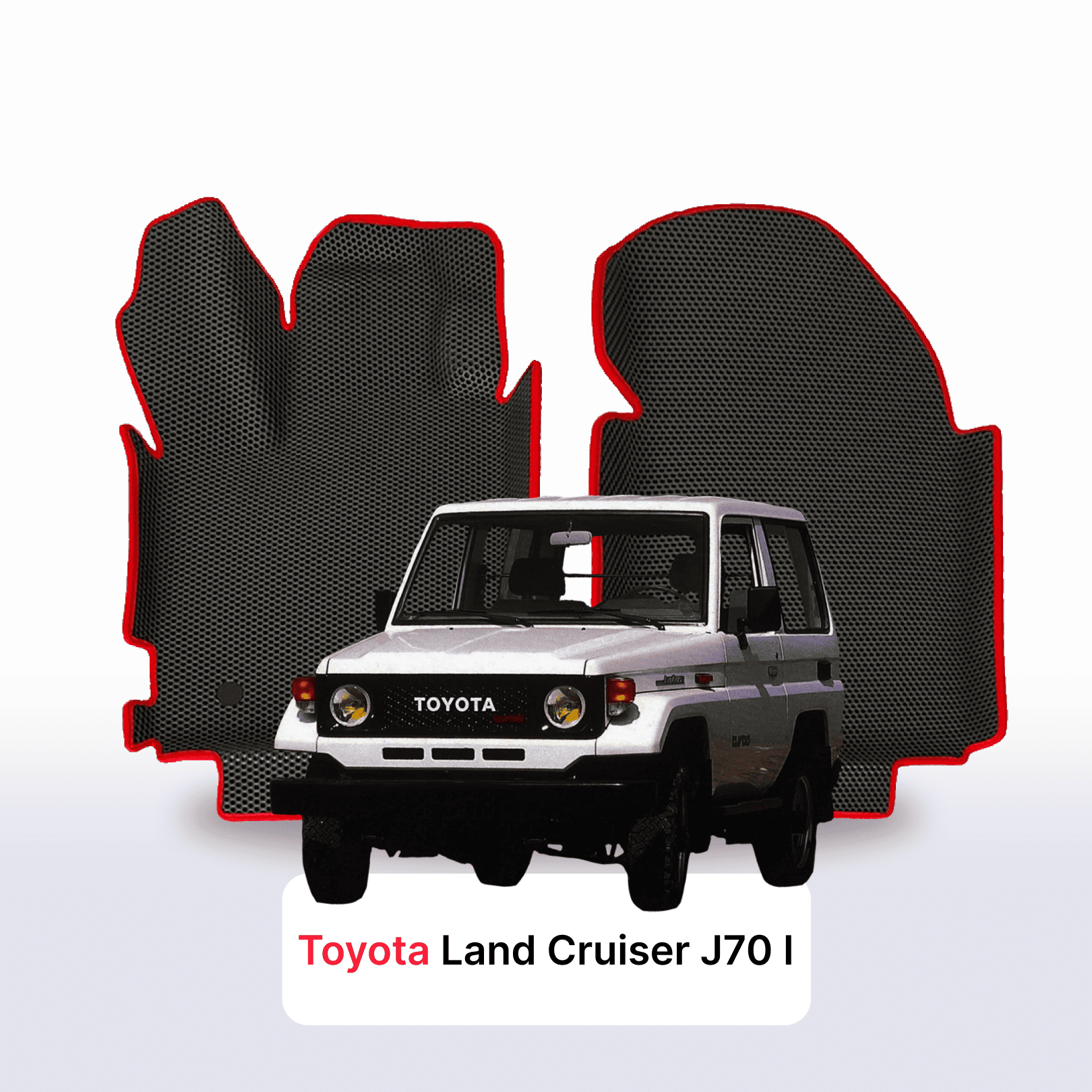 Fußmatten EVAMATS für Toyota Land Cruiser J70 1984-2007 jahr SUV 3 türer