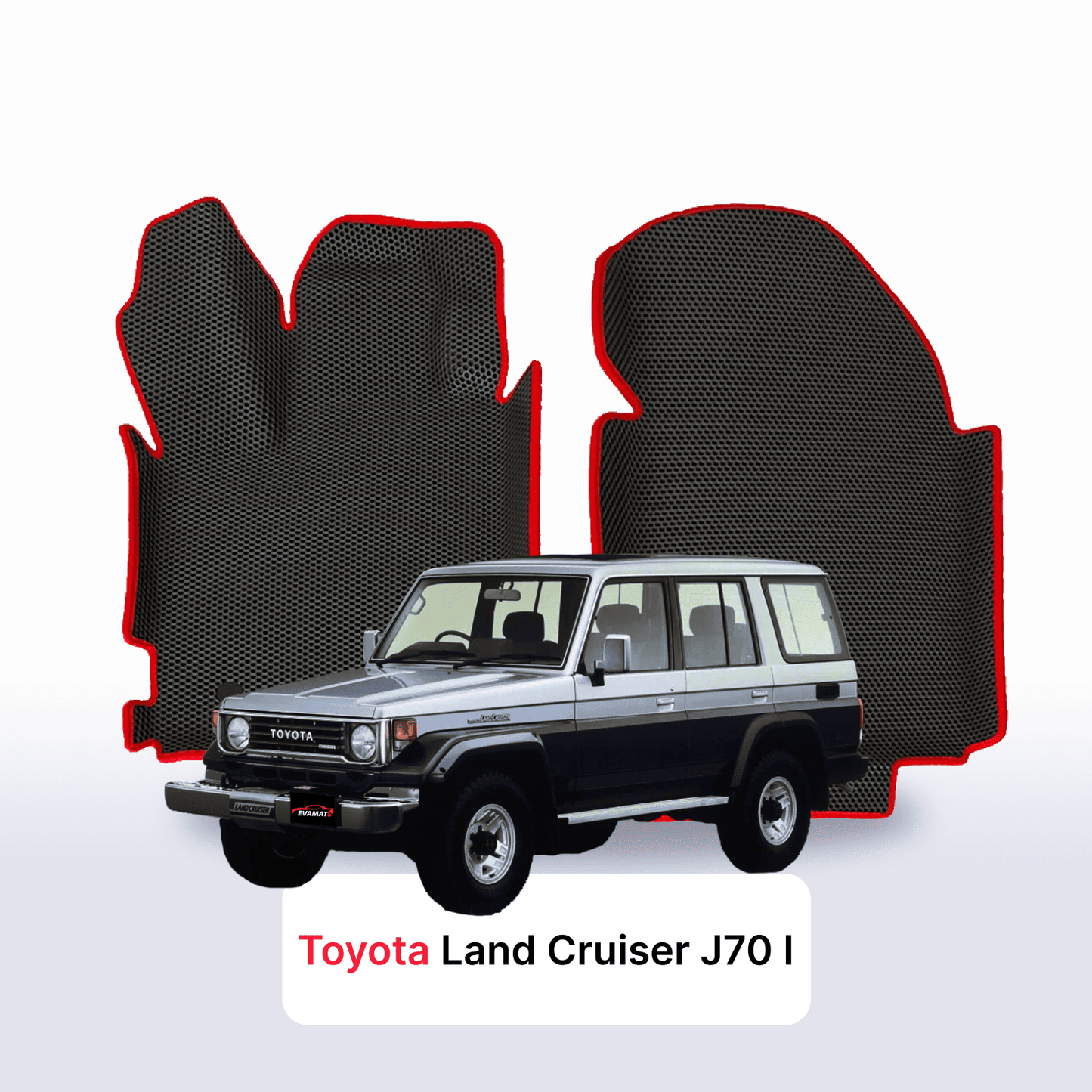 Fußmatten EVAMATS für Toyota Land Cruiser J70 1984-2007 jahr SUV 5 türer