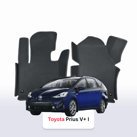 Fußmatten EVAMATS für Toyota Prius v+ 2. Generation 2014-2023 Jahr MINIVAN