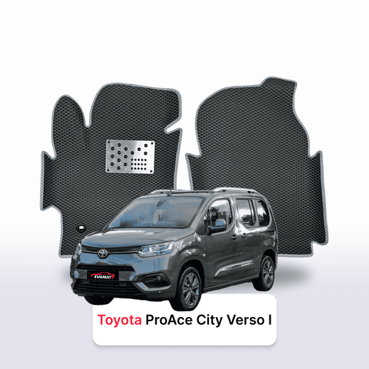 Fußmatten EVAMATS für Toyota ProAce City Verso 2019-2023 Jahr MINIVAN