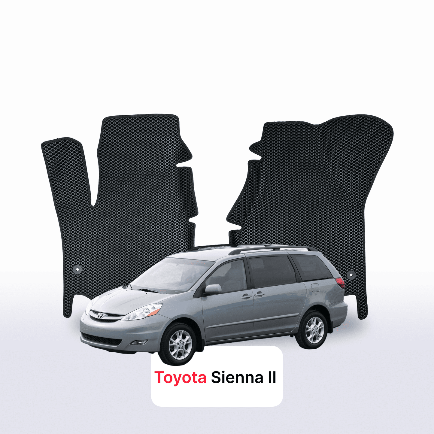 Fußmatten EVAMATS für Toyota Sienna 2 2003-2010 Jahr MINIVAN