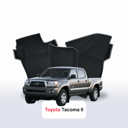 Fußmatten EVAMATS für Toyota Tacoma 2 Gen 2004-2015 Jahr PICK-UP Doppelkabine