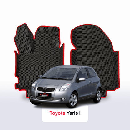 Fußmatten EVAMATS für Toyota Yaris 2. Generation 2005–2012, Schrägheck, 3-türig