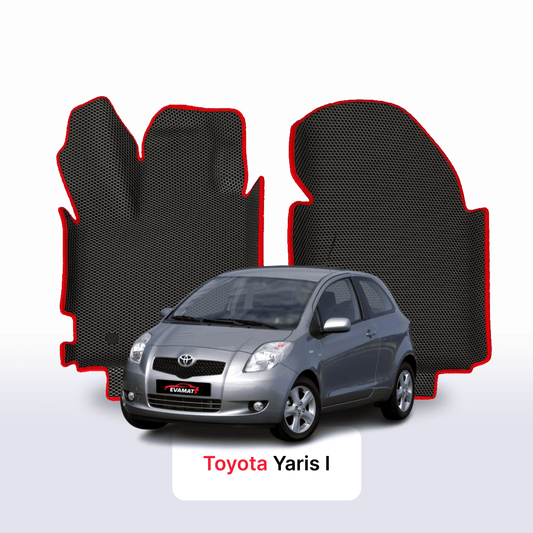 Fußmatten EVAMATS für Toyota Yaris 2. Generation 2005–2012, Schrägheck, 3-türig