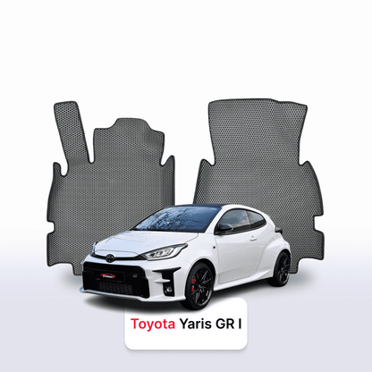 Fußmatten EVAMATS für Toyota Yaris GR 1 gen 2020-2026 jahr SCHÄGHECK 3 türer