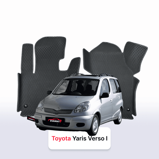 Fußmatten EVAMATS für Toyota Yaris Verso 1999-2006 jahr MINIVAN