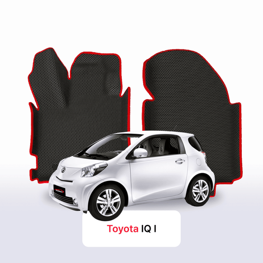 Fußmatten EVAMATS für Toyota iQ 1 gen 2008-2015 jahr SCHÄGHECK 3 türer