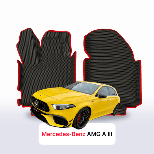 Fußmatten EVAMATS für Mercedes-Benz A-Klasse AMG 4. Generation (W177/V177) 2018-2025 Jahr FLIEßHECK 5-Türer