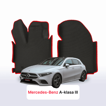 Fußmatten EVAMATS für Mercedes-Benz A-Klasse 4. Generation (W177/V177) 2018-2025 Jahr FLIEßHECK 5-Türer