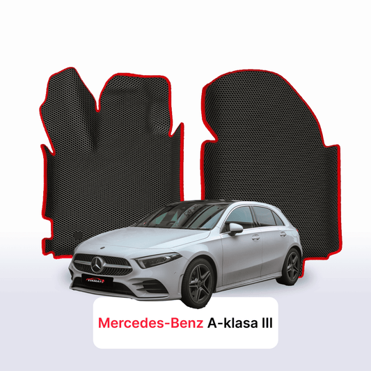 Fußmatten EVAMATS für Mercedes-Benz A-Klasse 4. Generation (W177/V177) 2018-2025 Jahr FLIEßHECK 5-Türer