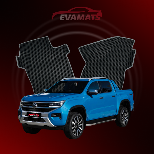 Fußmatten EVAMATS für Volkswagen Amarok II Gen 2022-2025 Baujahr PICK-UP Doppelkabine