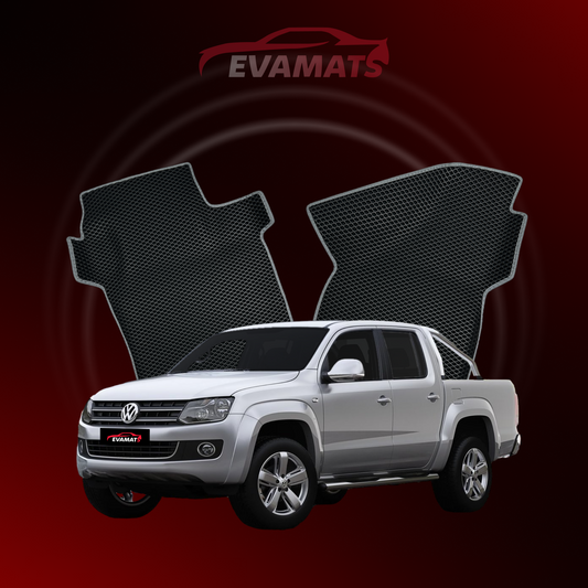 Fußmatten EVAMATS für Volkswagen Amarok I Gen 2010-2022 Baujahr PICK-UP Doppelkabine