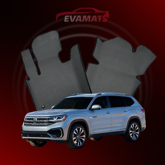 Fußmatten EVAMATS für Volkswagen Atlas I Gen 2017-2025 Jahr SUV 7-Sitzer