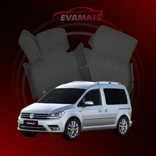 Fußmatten EVAMATS für Volkswagen Caddy III Gen 2004-2020 Jahr MINIVAN 5-Sitzer