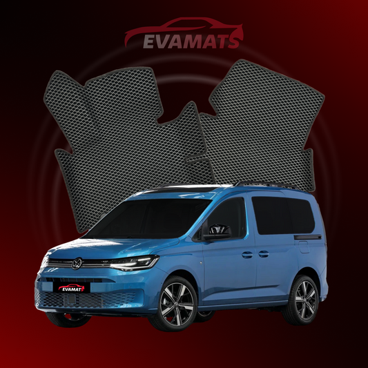 Fußmatten EVAMATS für Volkswagen Caddy IV Gen 2020-2024 Jahr MINIVAN 5-Sitzer
