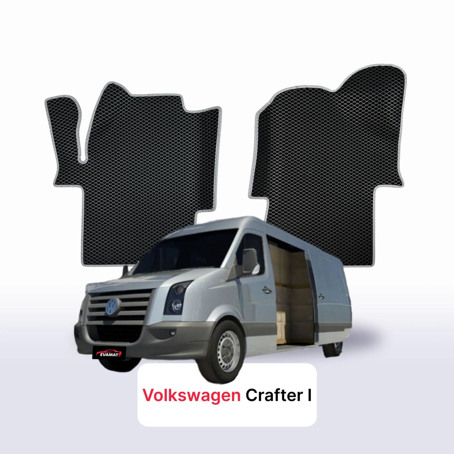 Fußmatten EVAMATS für Volkswagen Crafter 2006-2016 Jahr VAN KASTEN