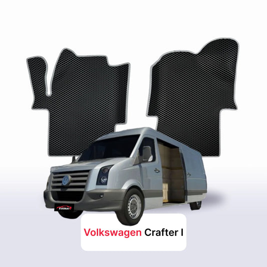Fußmatten EVAMATS für Volkswagen Crafter 2006-2016 Jahr VAN KASTEN
